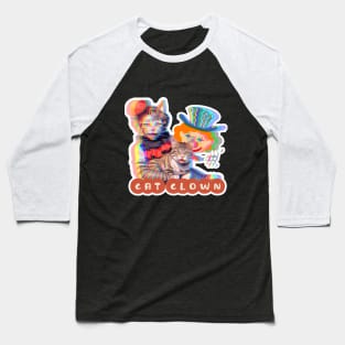 Cat Clown,Cat Joker,Cat Miaw Lover Baseball T-Shirt